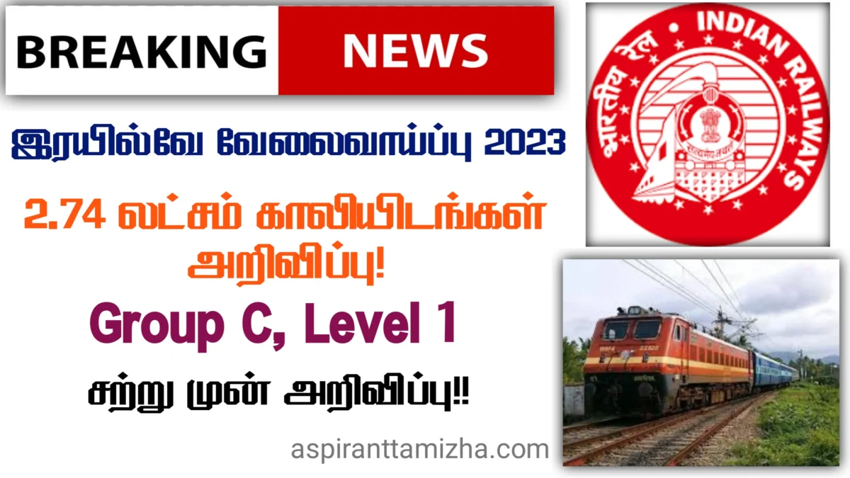 RRB 2.74 Lakhs Vacancy